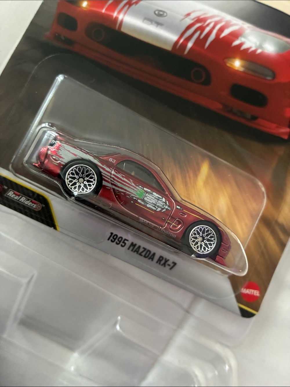 Fast & Furious 1995 Mazda RX-7 - Red - Picture 3 of 4